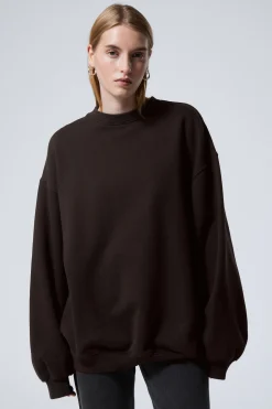 Weekday LONG-SLEEVED OVERSIZED SWEATSHIRT>Women Sweatshirts|Basics