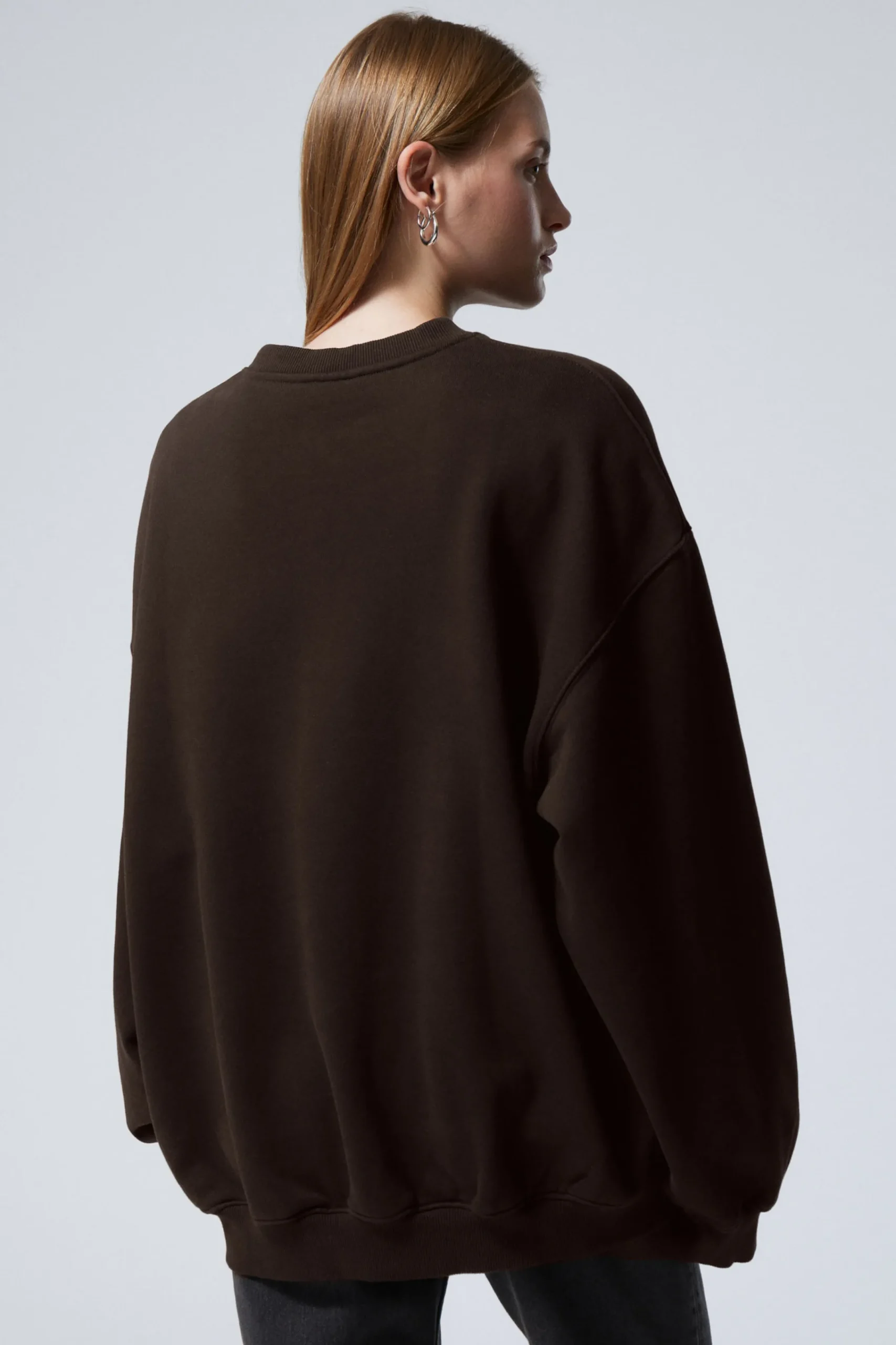 Weekday LONG-SLEEVED OVERSIZED SWEATSHIRT>Women Sweatshirts|Basics