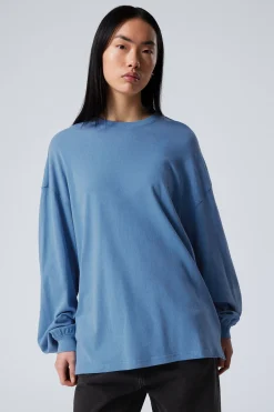 Weekday LONG-SLEEVED OVERSIZED T-SHIRT>Women Basics|Tops