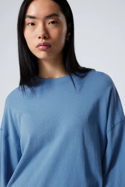 Weekday LONG-SLEEVED OVERSIZED T-SHIRT>Women Basics|Tops