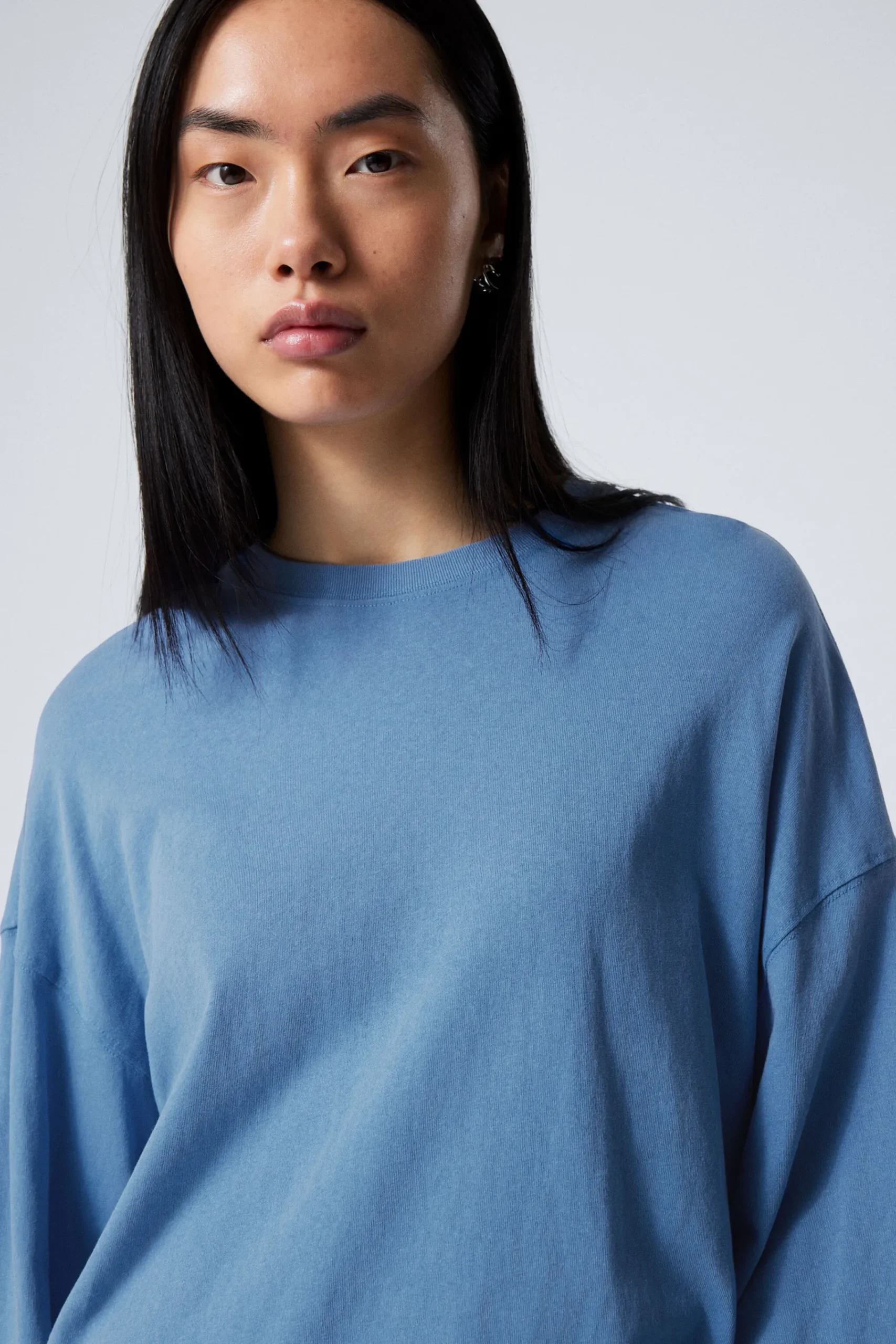 Weekday LONG-SLEEVED OVERSIZED T-SHIRT>Women Basics|Tops