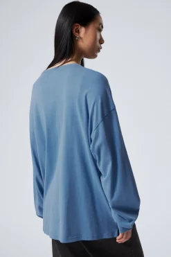 Weekday LONG-SLEEVED OVERSIZED T-SHIRT><noscript><img width=