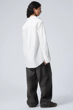 Weekday LONG-SLEEVED OXFORD COTTON SHIRT><noscript><img width=