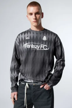 Weekday LOOSE GRAPHIC LONG SLEEVE T-SHIRT> Graphics|T-Shirts & Tops
