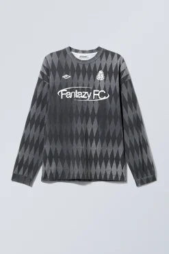 Weekday LOOSE GRAPHIC LONG SLEEVE T-SHIRT><noscript><img width=