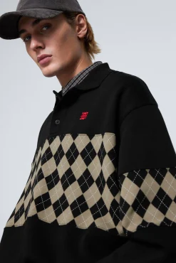 Weekday LOOSE GRAPHIC POLO SWEATSHIRT> Graphics|Sweatshirts