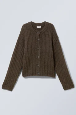Weekday LOOSE KNITTED CARDIGAN><noscript><img width=