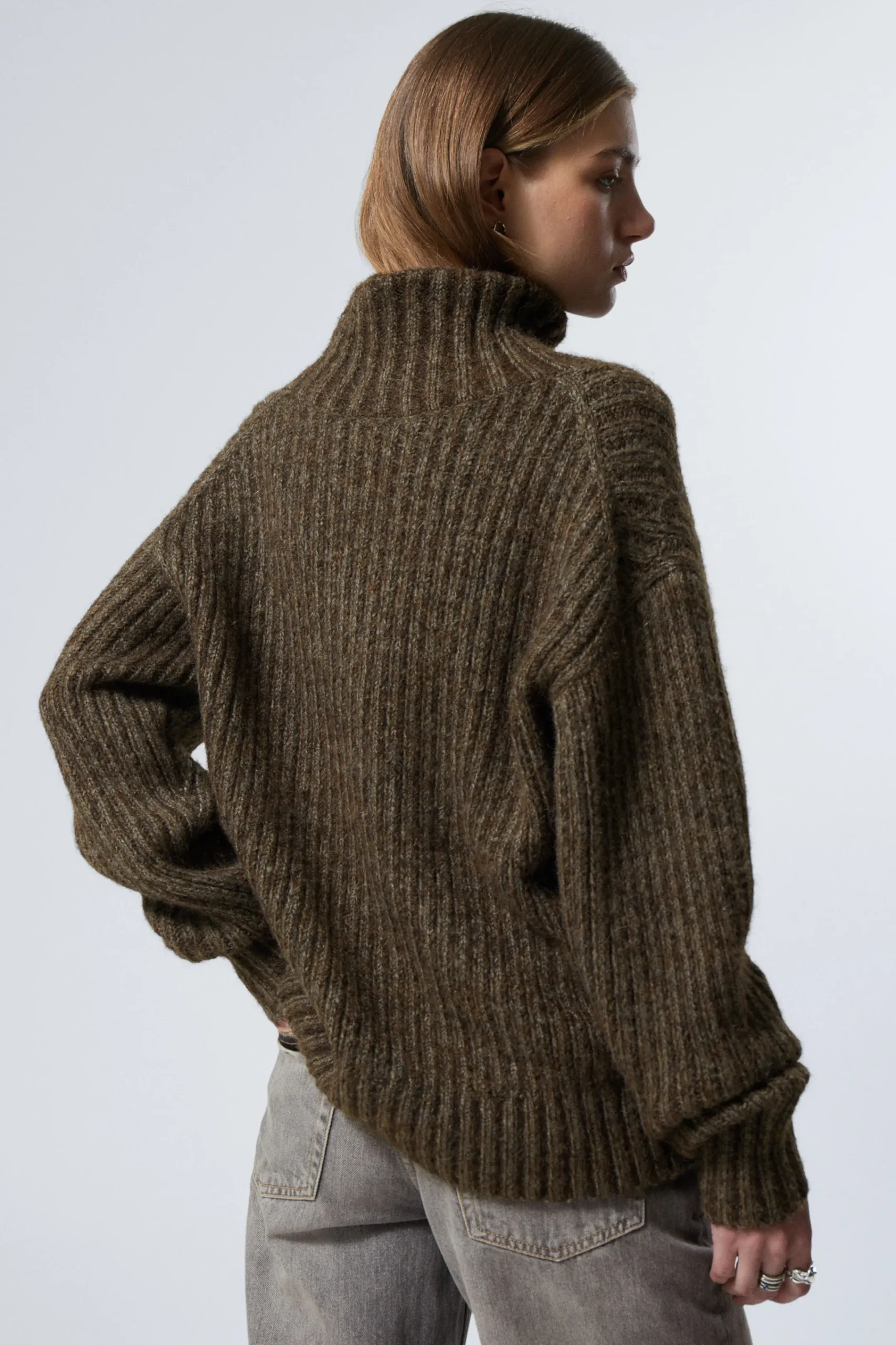 Weekday LOOSE KNITTED TURTLENECK SWEATER>Women Knitwear