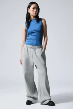 Weekday LOOSE LONG HEAVYWEIGHT SWEATPANTS>Women Trousers|Basics