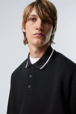 Weekday LOOSE POLO SWEATSHIRT> Knitwear