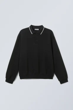Weekday LOOSE POLO SWEATSHIRT><noscript><img width=