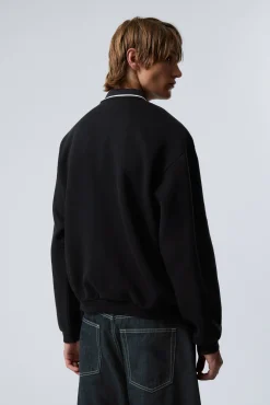 Weekday LOOSE POLO SWEATSHIRT><noscript><img width=