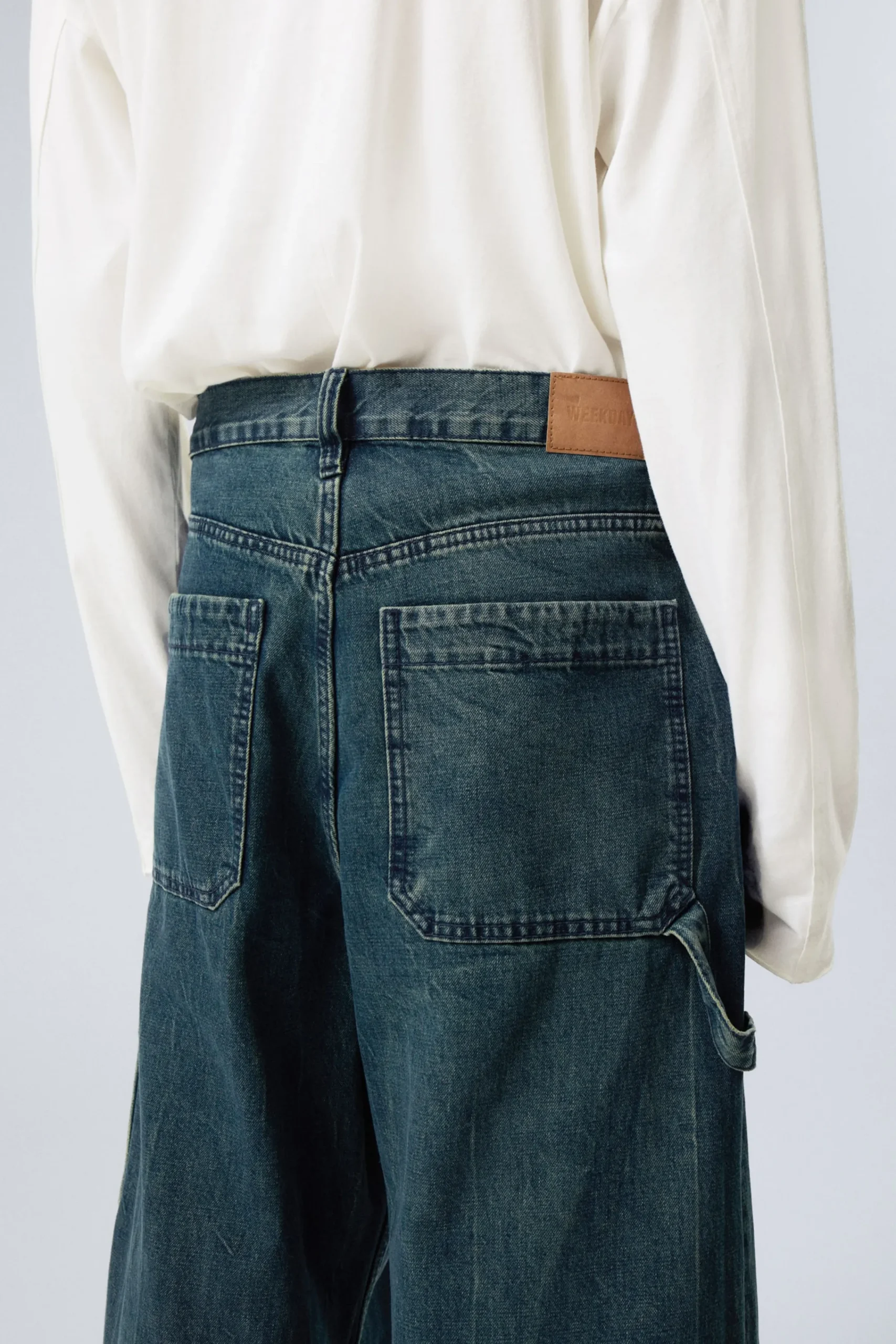 Weekday LOOSE REGULAR WAIST WIDE CARPENTER JEANS> Jeans