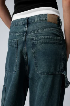 Weekday LOOSE REGULAR WAIST WIDE CARPENTER JEANS><noscript><img width=