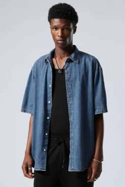 Weekday LOOSE SHORT SLEEVE DENIM SHIRT> Shirts