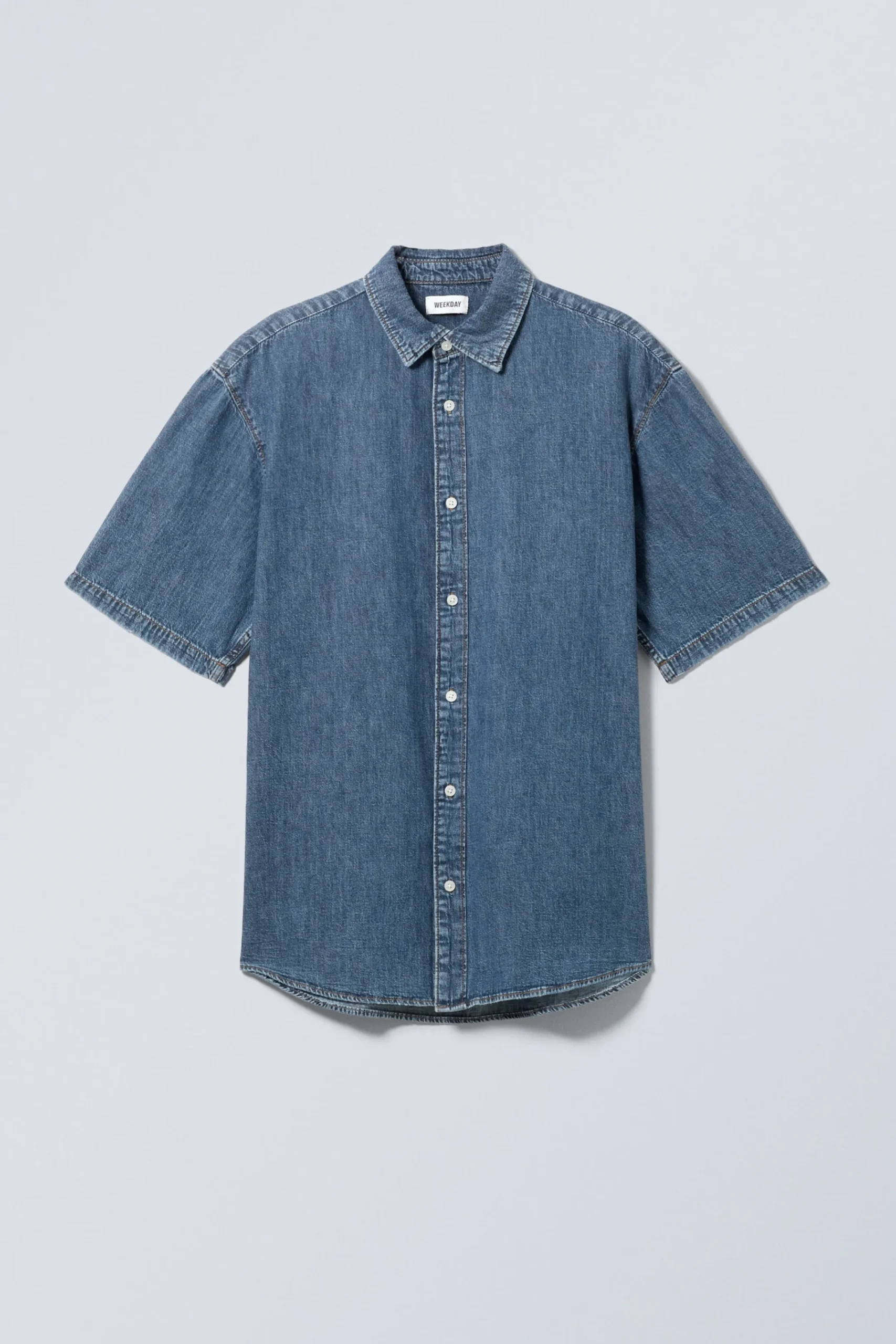 Weekday LOOSE SHORT SLEEVE DENIM SHIRT> Shirts