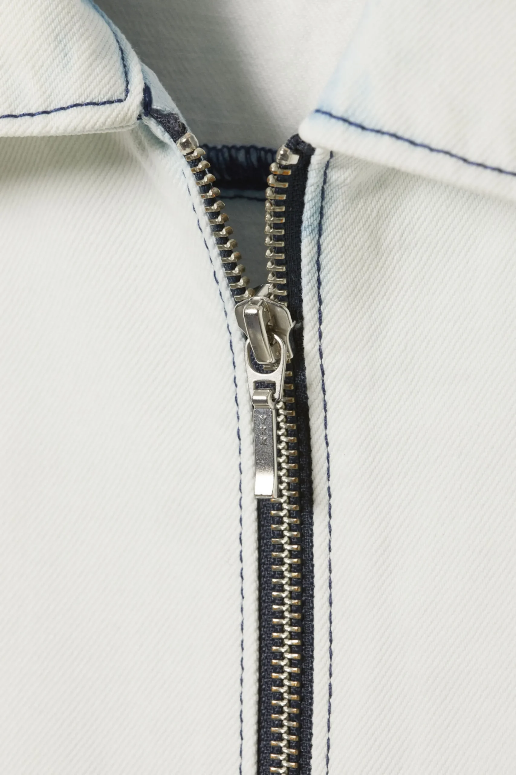 Weekday LOOSE SHORT SLEEVE DENIM ZIP SHIRT> Shirts