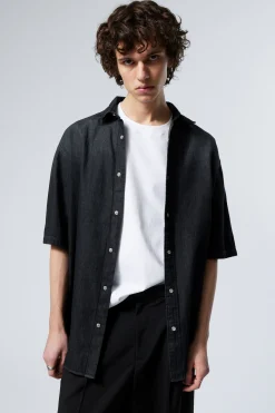 Weekday LOOSE SHORT SLEEVE DENIM SHIRT> Shirts