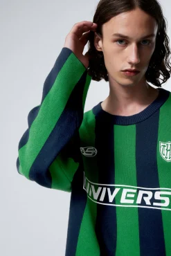 Weekday LOOSE SOCCER TEAM KNITTED SWEATER> Graphics|Knitwear
