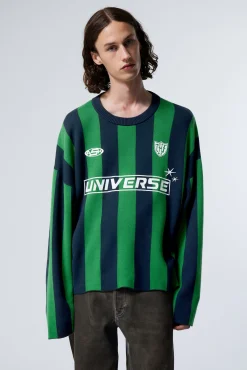 Weekday LOOSE SOCCER TEAM KNITTED SWEATER> Graphics|Knitwear