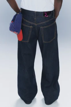 Weekday LOOSER REGULAR WAIST LOOSE STRAIGHT JEANS><noscript><img width=