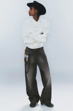Weekday LOOSER REGULAR WAIST LOOSE STRAIGHT JEANS> Jeans