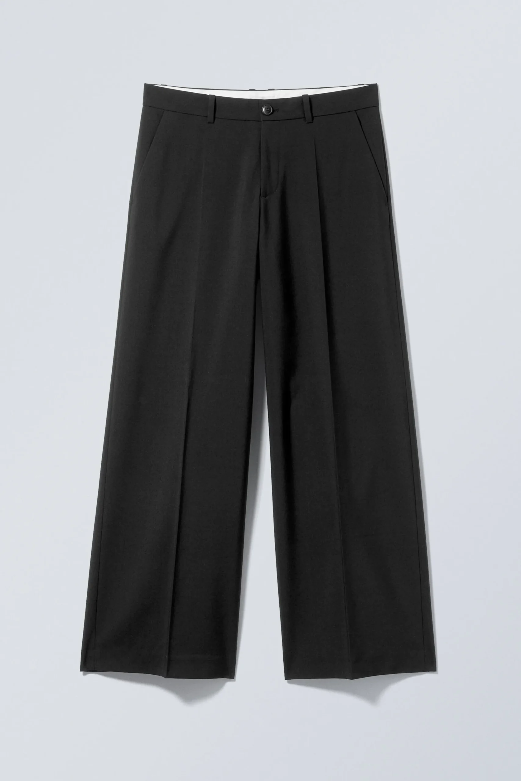 Weekday LOW WAIST LOOSE FIT SUIT TROUSERS> Trousers