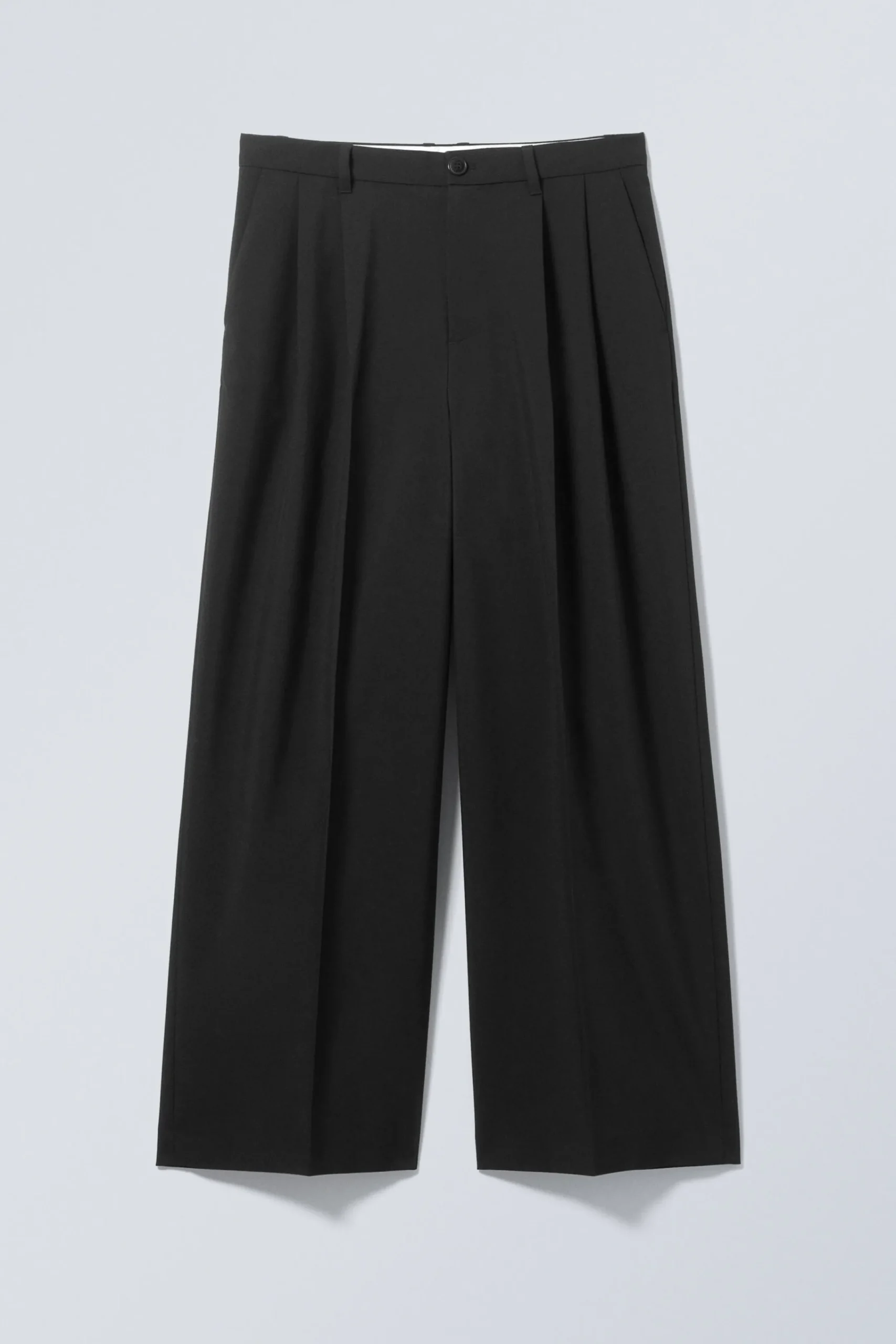 Weekday LOW WAIST LOOSE FIT SUIT TROUSERS> Trousers