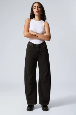 Weekday LOW WAIST LOOSE WIDE JEANS>Women Jeans