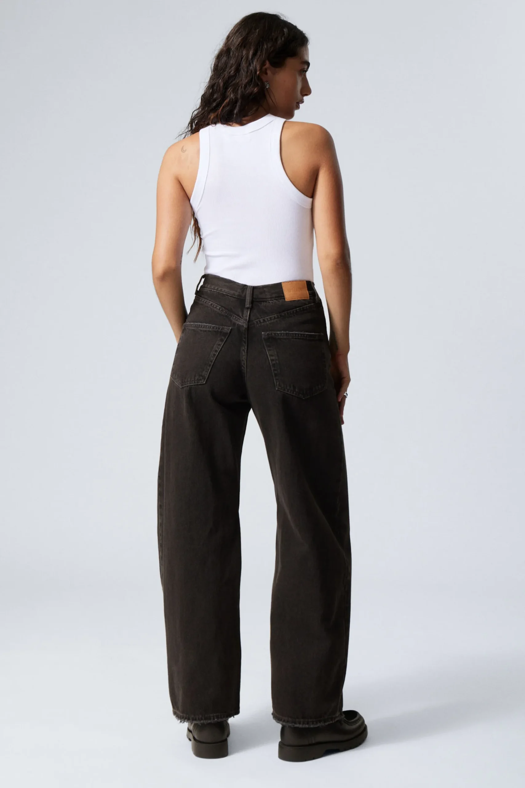 Weekday LOW WAIST LOOSE WIDE JEANS>Women Jeans