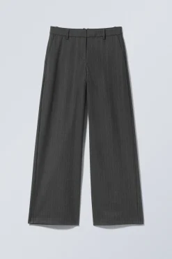 Weekday LOW-WAISTED LOOSE FIT SUIT TROUSERS><noscript><img width=