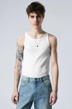 Weekday MATHEUS RIB TANK TOP> Basics|T-Shirts & Tops