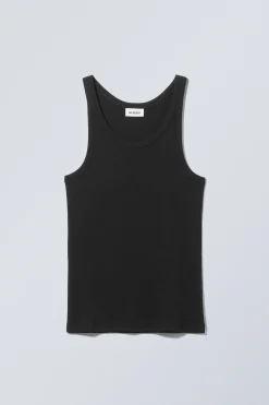 Weekday MATHEUS RIB TANK TOP> Basics|T-Shirts & Tops