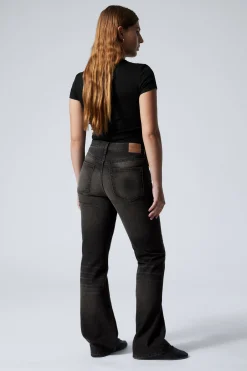 Weekday MOON MID RISE REGULAR BOOTCUT LEG JEANS><noscript><img width=
