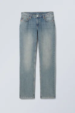 Weekday NAIL LOW RISE SLIM STRAIGHT LEG JEANS><noscript><img width=