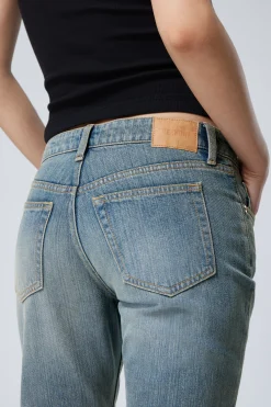 Weekday NAIL LOW RISE SLIM STRAIGHT LEG JEANS><noscript><img width=
