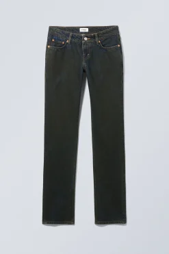 Weekday NAIL LOW RISE SLIM STRAIGHT LEG JEANS><noscript><img width=