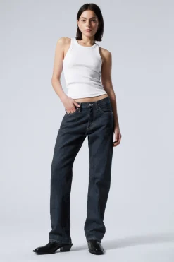 Weekday ORBIT MID RISE REGULAR STRAIGHT LEG JEANS><noscript><img width=
