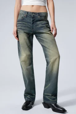 Weekday ORBIT MID RISE REGULAR STRAIGHT LEG JEANS><noscript><img width=