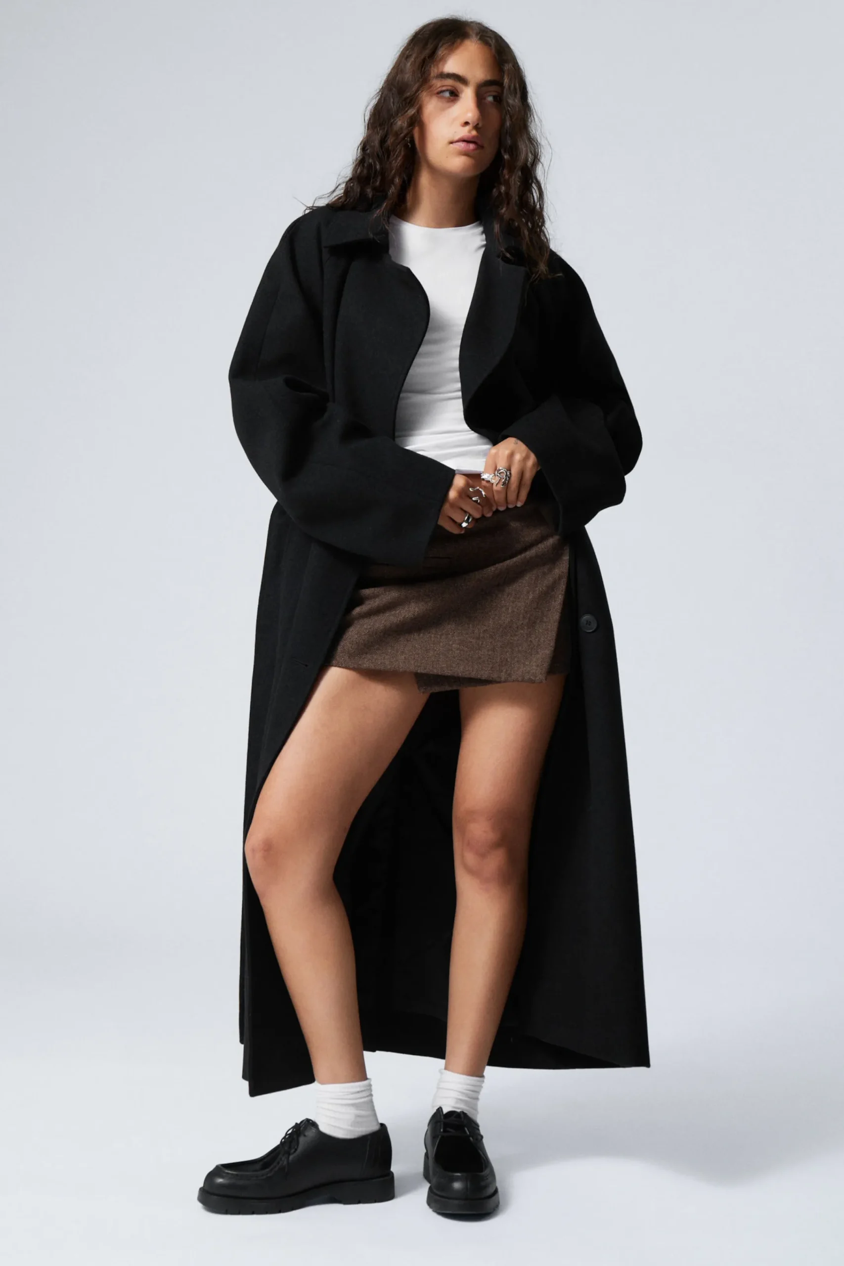 Weekday OVERSIZED DOUBLE-BREASTED WOOL-BLEND COAT>Women Jackets & Coats