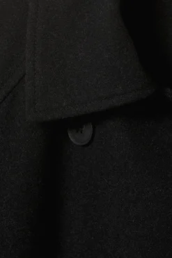 Weekday OVERSIZED DOUBLE-BREASTED WOOL-BLEND COAT><noscript><img width=