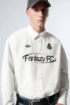 Weekday OVERSIZED GRAPHIC COTTON SHIRT> Shirts|Graphics