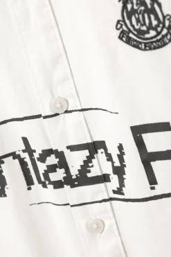 Weekday OVERSIZED GRAPHIC COTTON SHIRT><noscript><img width=