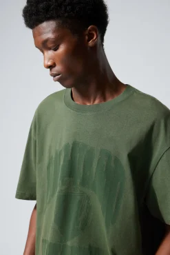 Weekday OVERSIZED GRAPHIC PRINTED T-SHIRT> Graphics|T-Shirts & Tops