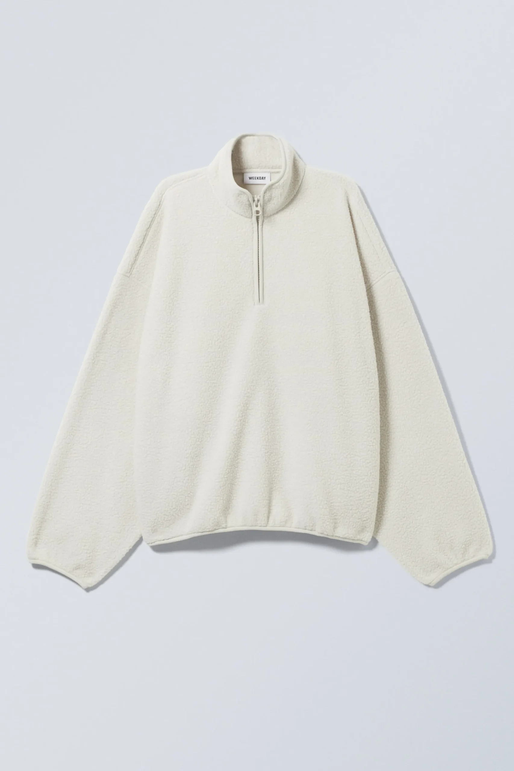 Weekday OVERSIZED HALF-ZIP FLEECE SWEATSHIRT>Women Sweatshirts