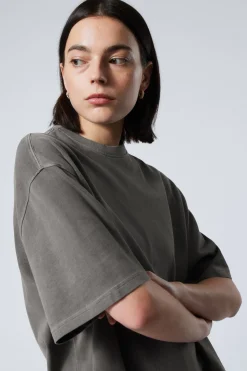 Weekday OVERSIZED HEAVYWEIGHT T-SHIRT><noscript><img width=