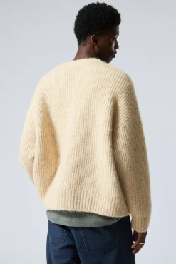 Weekday OVERSIZED KNITTED WOOL-BLEND SWEATER><noscript><img width=