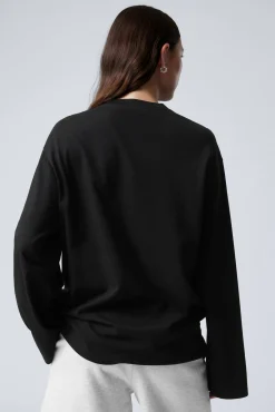 Weekday OVERSIZED LONG SLEEVE T-SHIRT><noscript><img width=