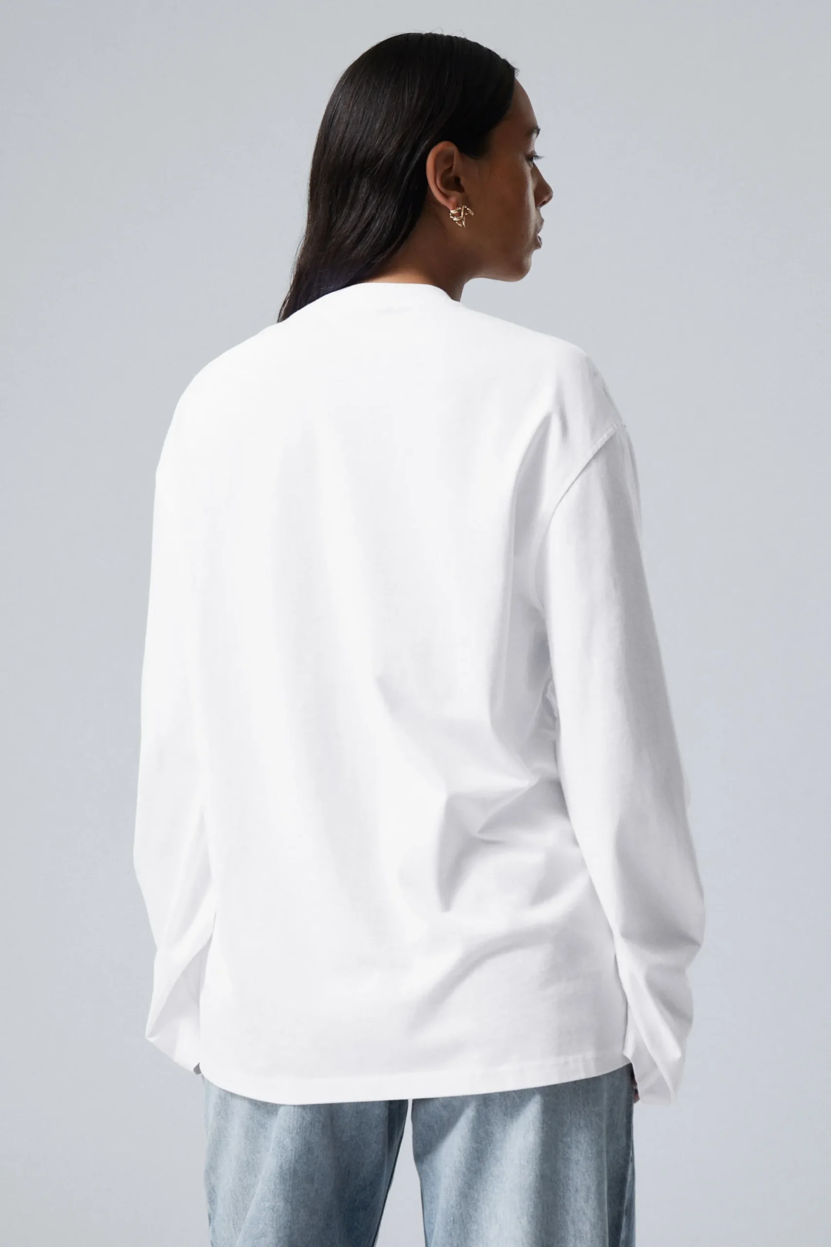 Weekday OVERSIZED LONG SLEEVE T-SHIRT>Women Basics