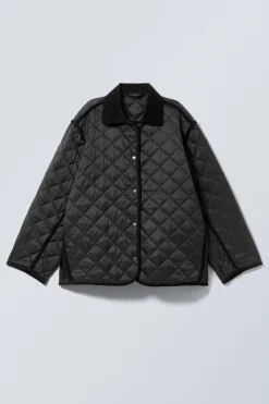 Weekday OVERSIZED QUILTED LINER JACKET><noscript><img width=